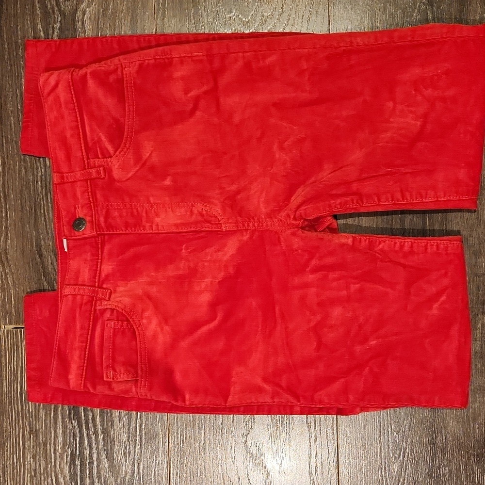 LOFT High-Rise Jeans - Red